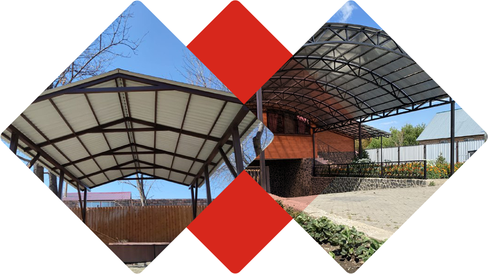 Навесы и беседки